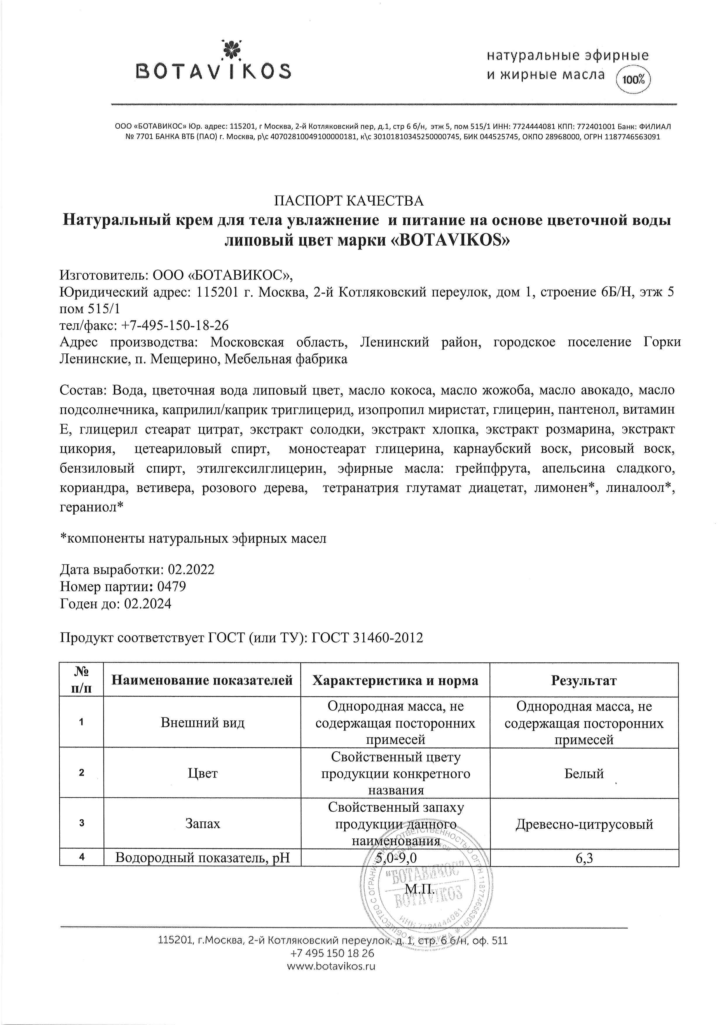 Паспорт №022022